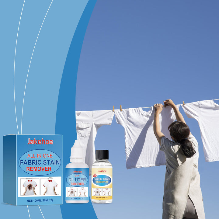 Jakehoe Fabric Stain Remover — Lifts Ink, Oil & Set-In Stains