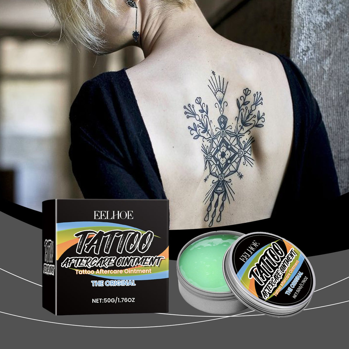 Tattoo Aftercare Cream for Moisture and Color Care