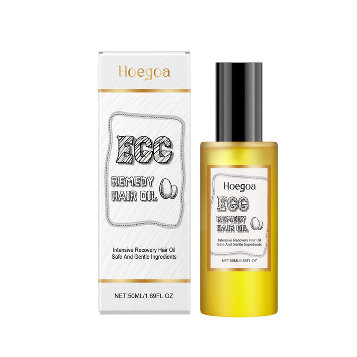 Egg Hair Care Oil for Dry, Frizzy Hair Smoothing Treatment