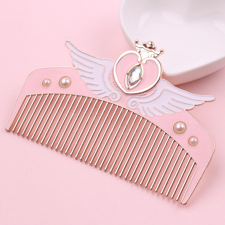 Decorative Hair Comb with Angel Wings — Cute Valentine’s