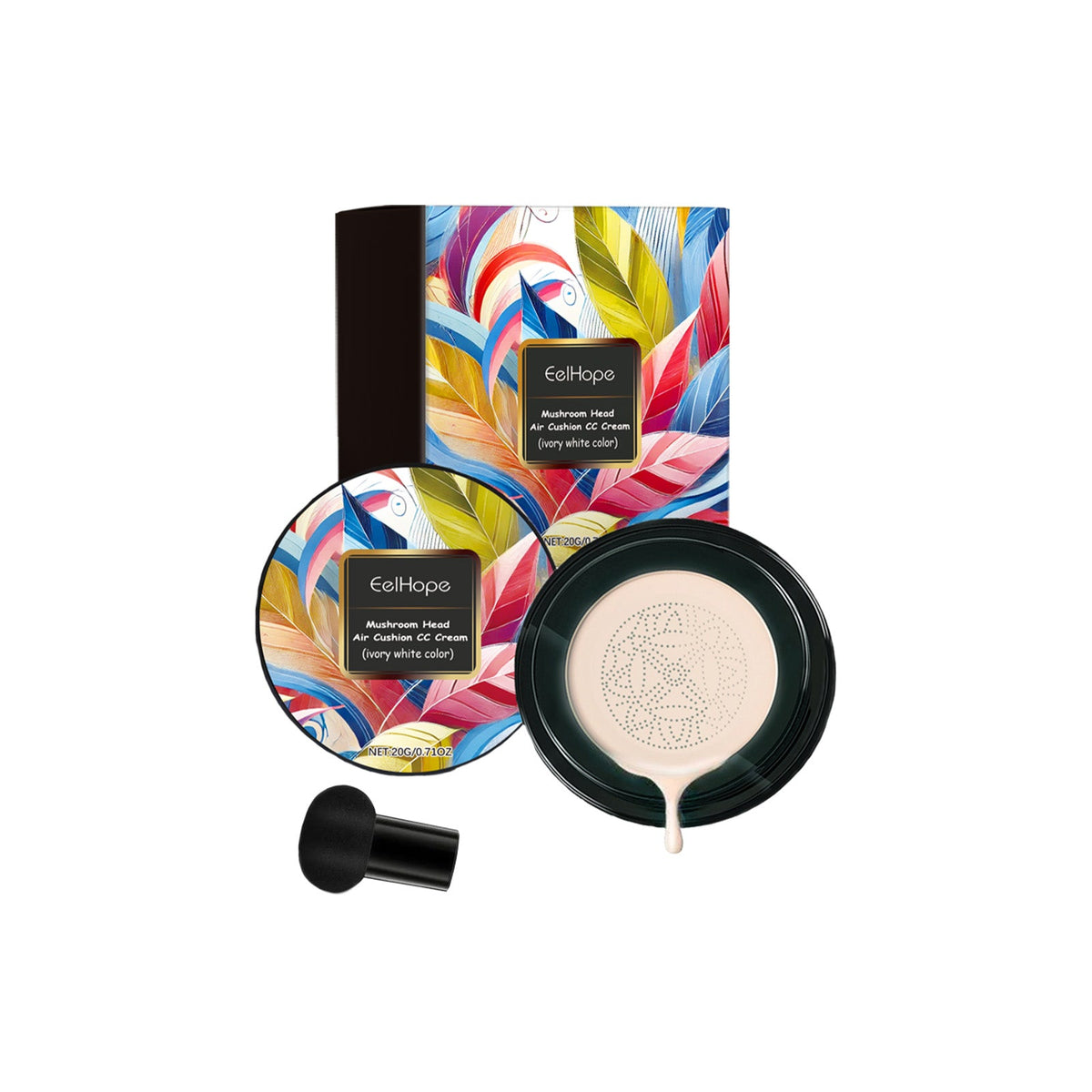 Mushroom Head Air Cushion CC Cream for Even Coverage