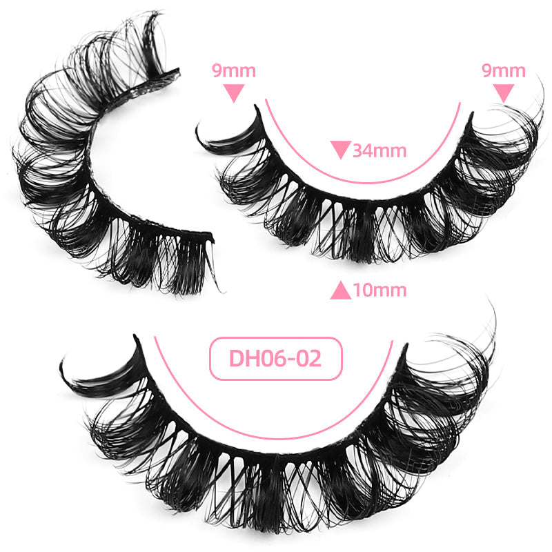 Russian Volume False Eyelashes – Dramatic DD Curl Set