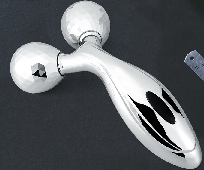 Dual-Sphere Facial Lifting Roller – Contour & Drain Puffiness