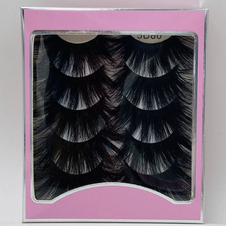 25mm 5D Mink False Eyelashes for Dramatic Eye Volume