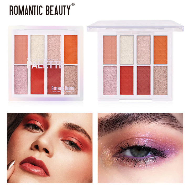 8-Color Eyeshadow Palette for Warm, Versatile Looks