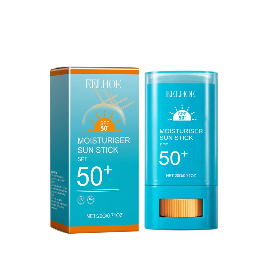SPF 50+ Moisturizing Sunscreen Stick, Non-Greasy Waterproof