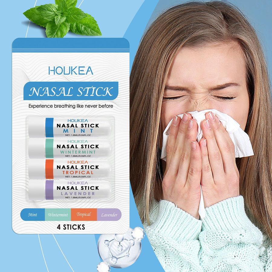 Aromatic Nasal Inhaler Set for Everyday Fresh Air Relief