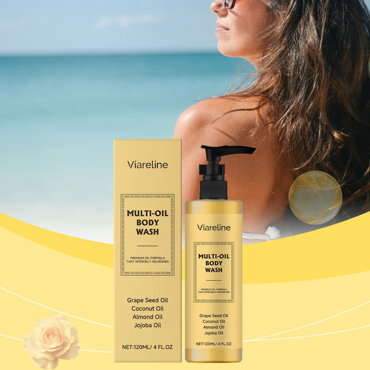 Viareline Bath Oil - Deep Moisture for Dry Tender Skin