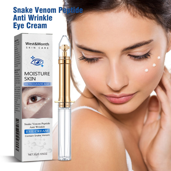 Snake Venom Peptide Eye Cream for Dark Circles & Lines