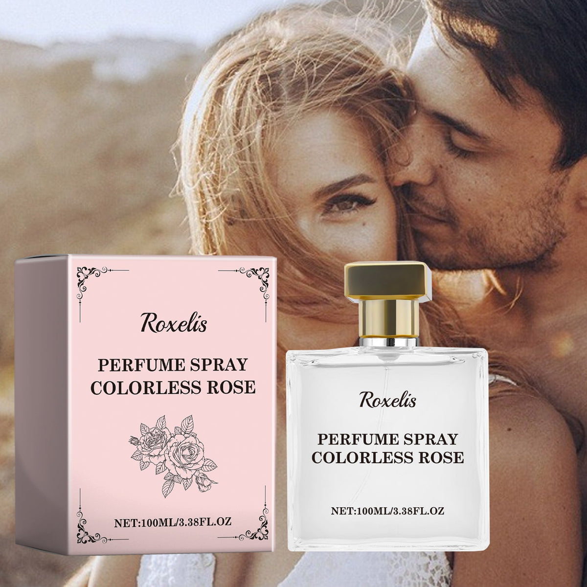 Rose Perfume for Women, Fresh Elegant All-Day Scent