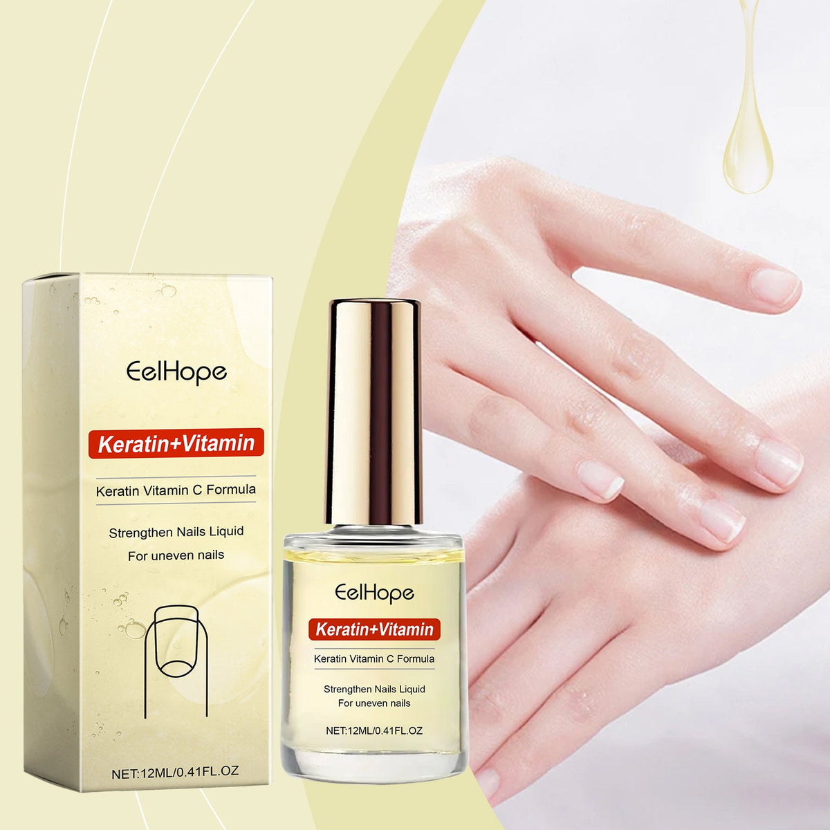 Nail Repair Essence With Keratin & Vitamin C