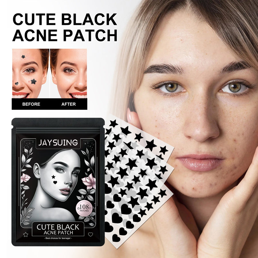 Black Acne Patches for Calming and Covering Blemishes