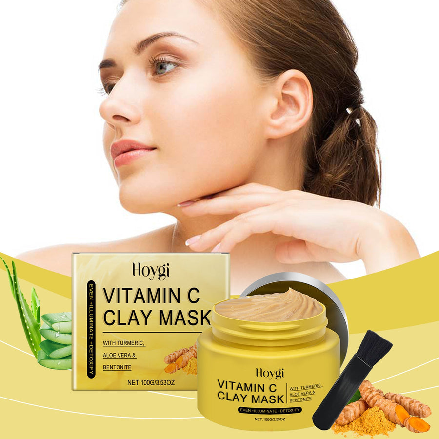 Vitamin C Clay Mask for Brighter, Radiant-Looking Skin
