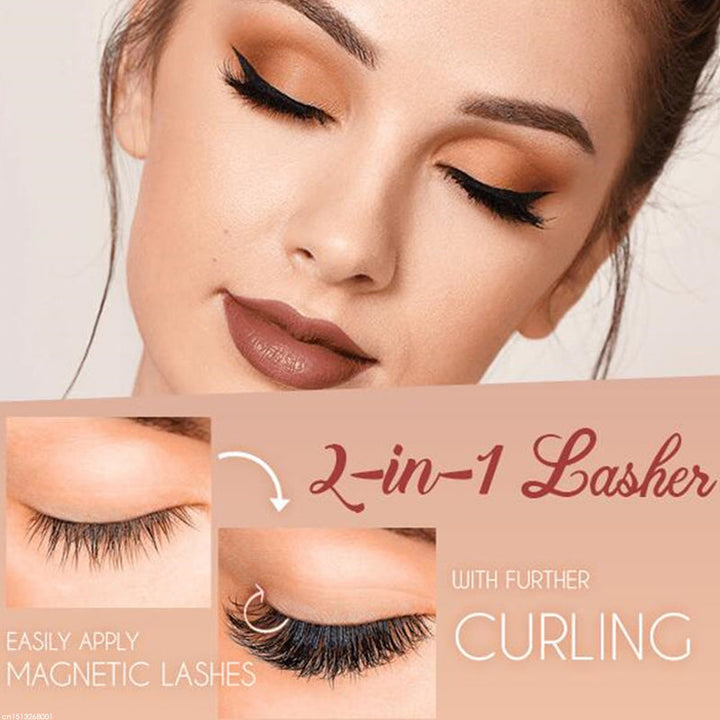 Magnetic Eyelash Curler — Effortless 360° Invisible Lashes