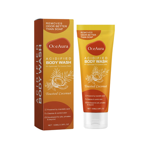 Acidified Body Wash With Mandelic Acid For Odor Control
