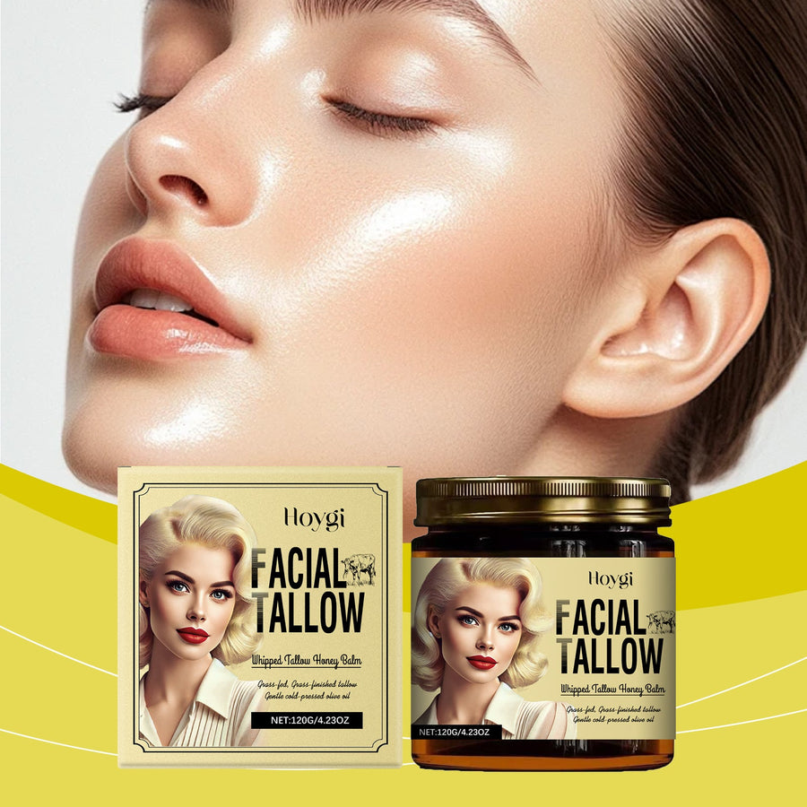Tallow Honey Face Cream for Deep Skin Moisture