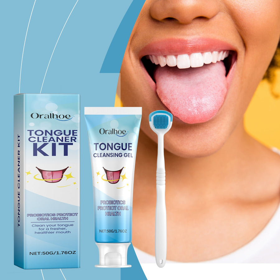Tongue Cleaner Kit — Probiotics for a Fresher, Healthier Mouth