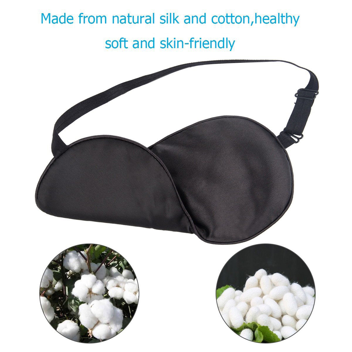 Mulberry Silk Sleep Mask — Total Blackout & Pure Comfort