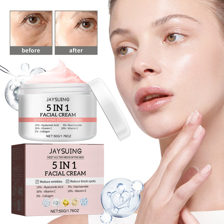 5-in-1 Facial Cream for Hydration and Firmer-Looking Skin