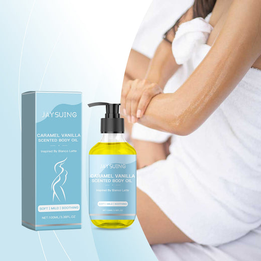 Caramel Vanilla Body Oil for Deeply Soft, Smooth Skin