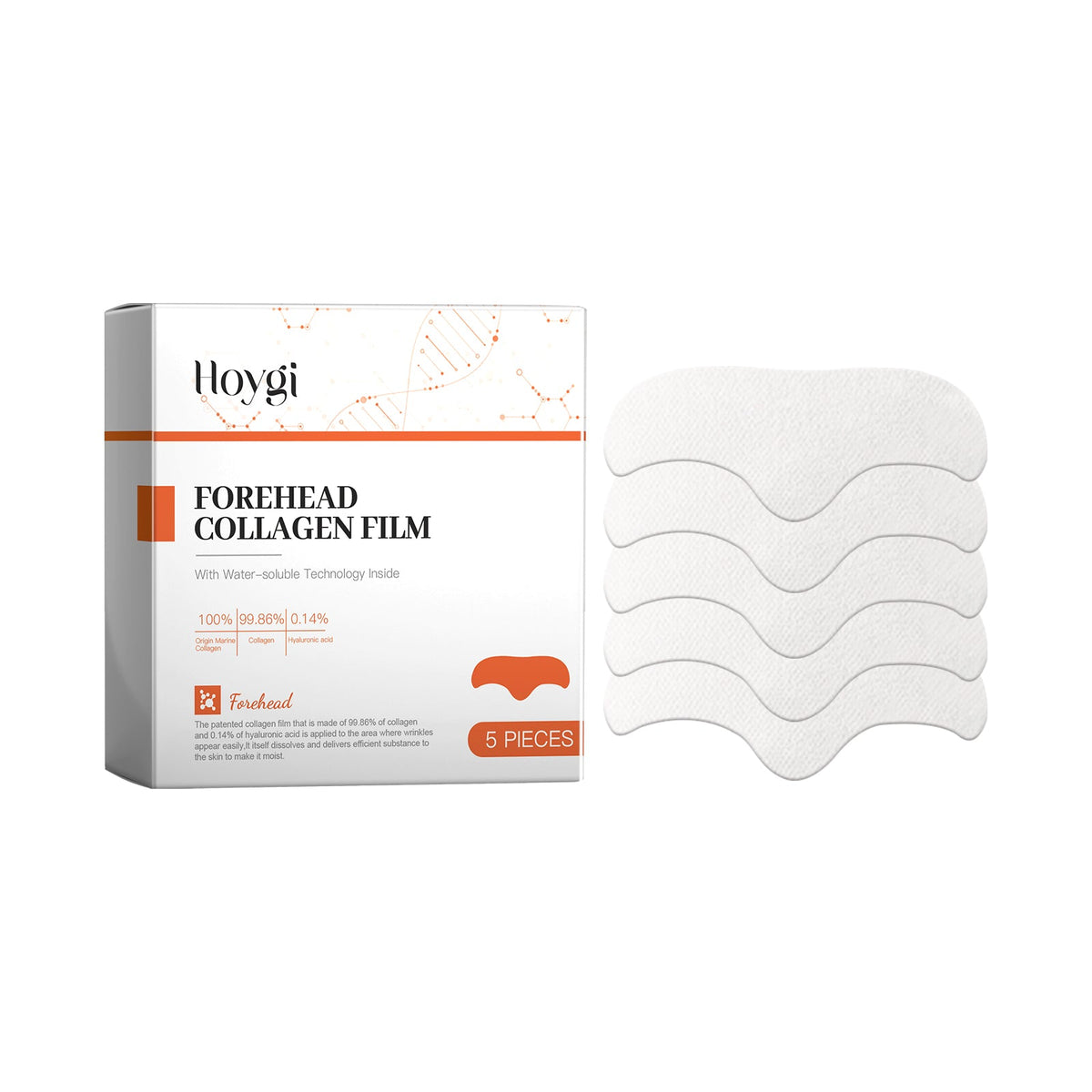 Hydrolyzed Collagen Forehead Patch for Smoother Fine Lines