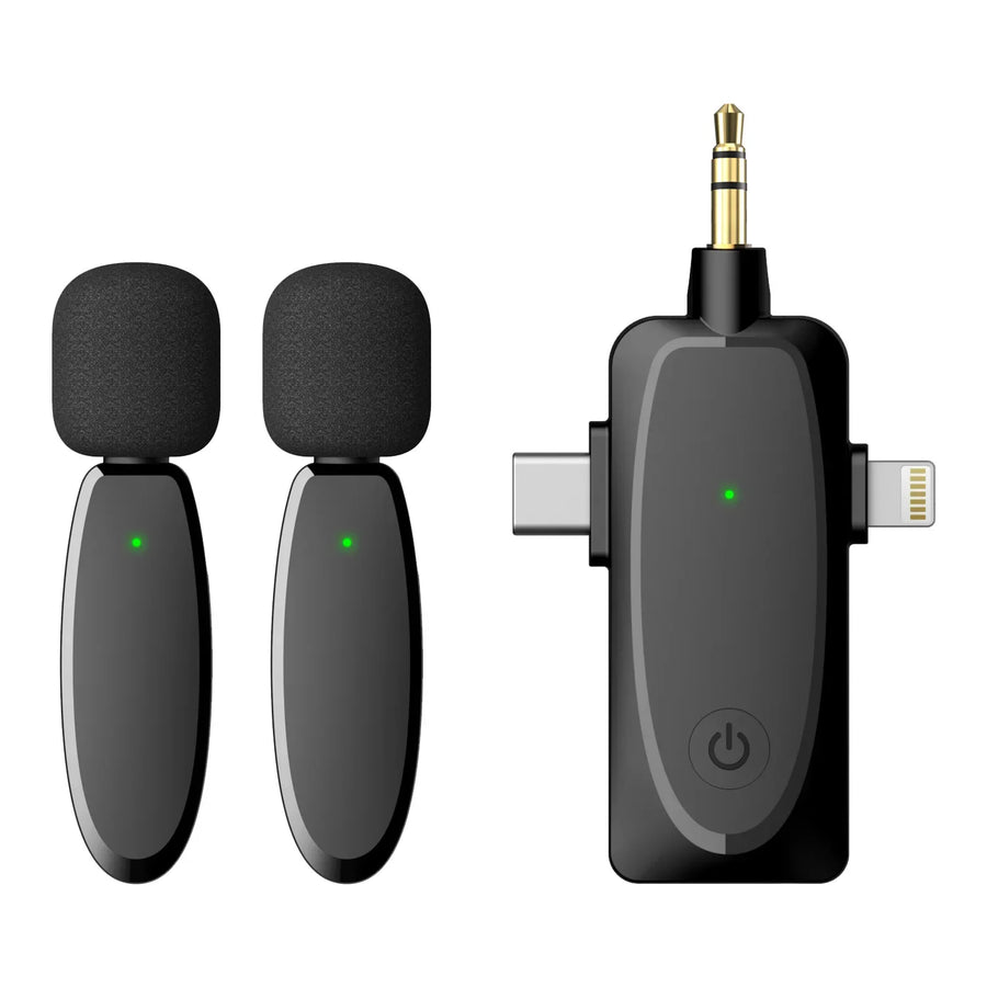 Wireless Lavalier Microphone 1‑to‑2 — Studio‑Quality Audio