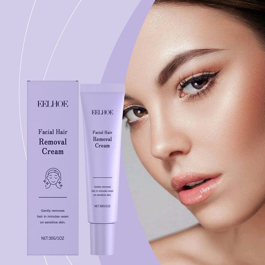 Facial Hair Removal Cream for Sensitive Skin, Painless