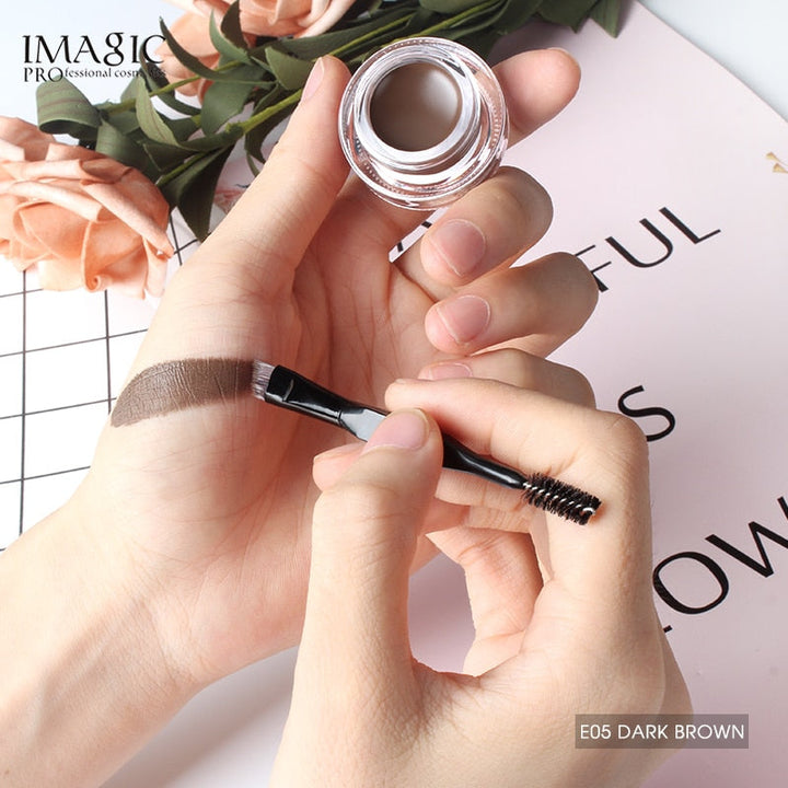 Eyebrow Gel Makeup with 6 Shades for Fuller Brows