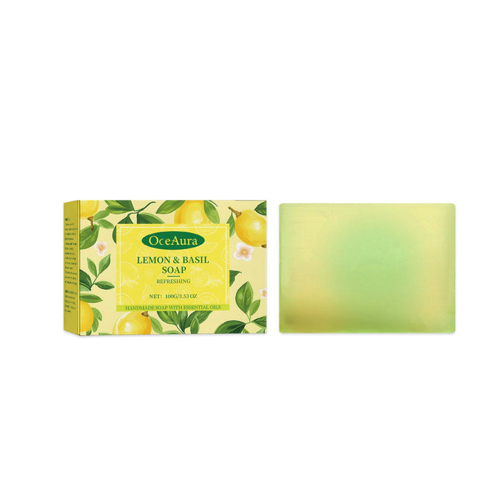 Lemon Basil Soap Bar for Brighter, Refreshed Skin