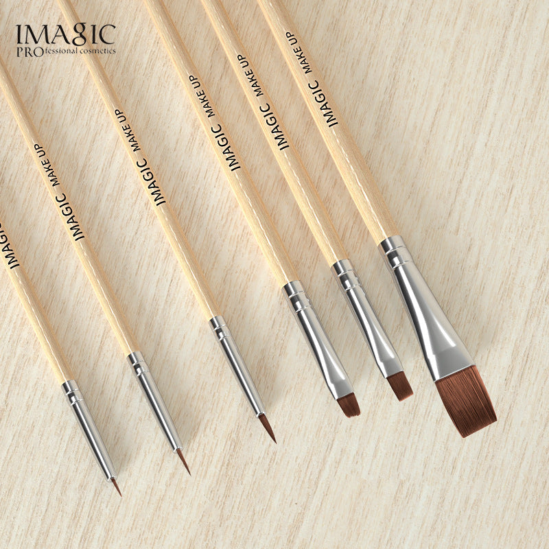 Makeup Art Brushes: Six Shapes for Precise Creative Detail