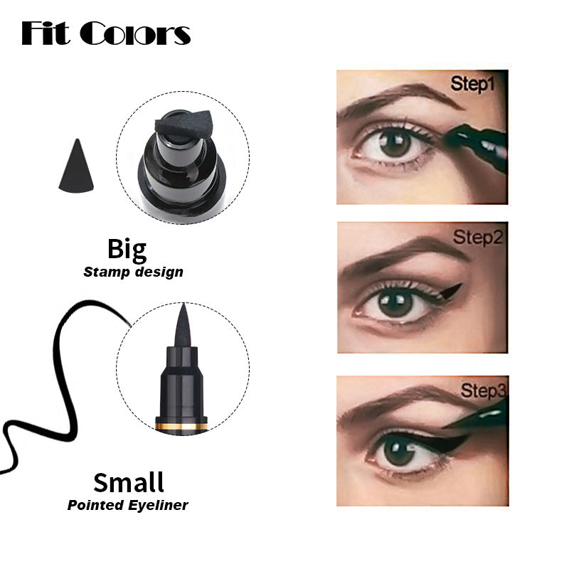 Winged Eyeliner Stamp Pen For Sharp, Smudge-Proof Wings