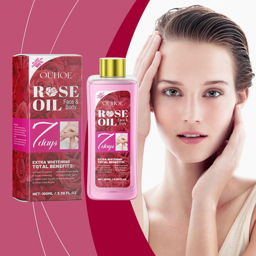 Rose Body Oil for Dry Skin, Dark Spots & Uneven Tone