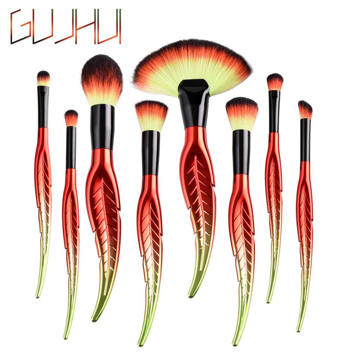 Pro Makeup Brushes Set – Artist‑Worthy Leaf Handles