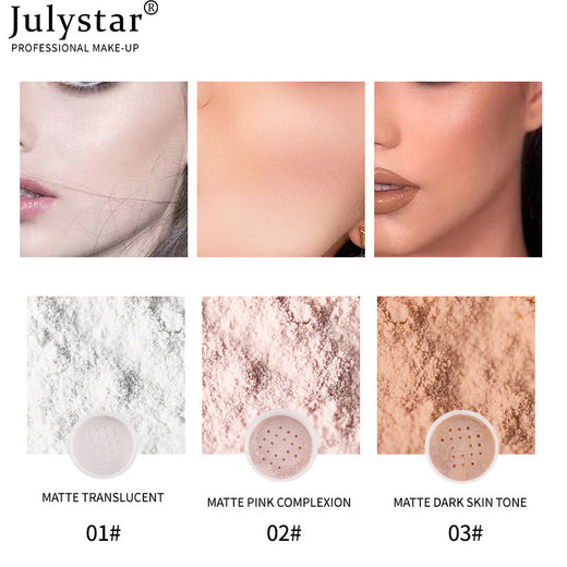 Loose Setting Powder for Matte, Shine-Free Makeup Finish