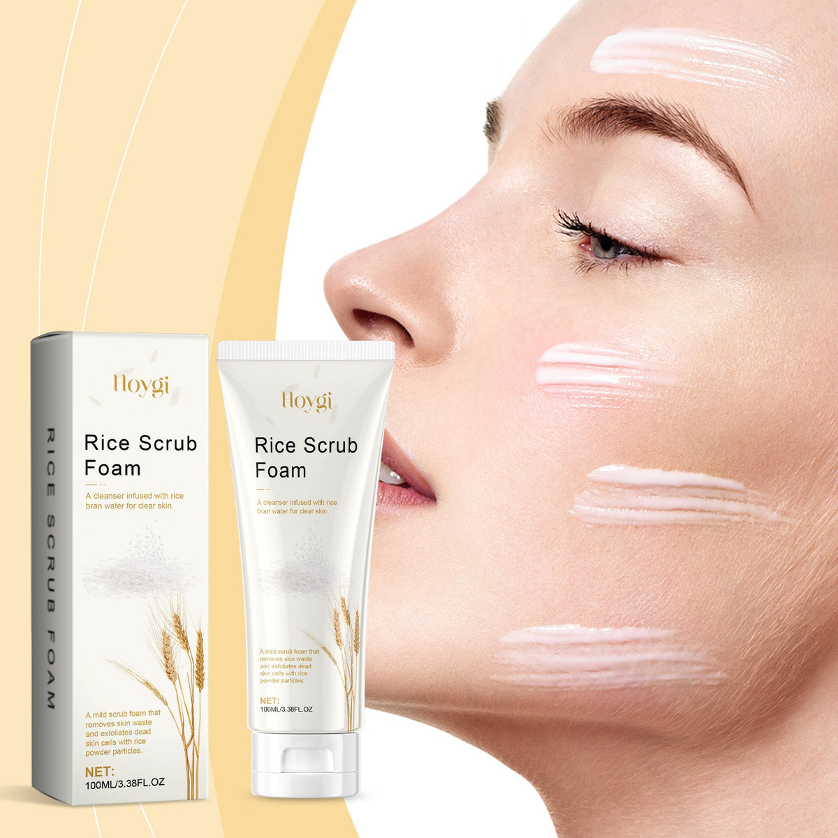Hoygi Rice Cleanser for Brighter, Hydrated Skin