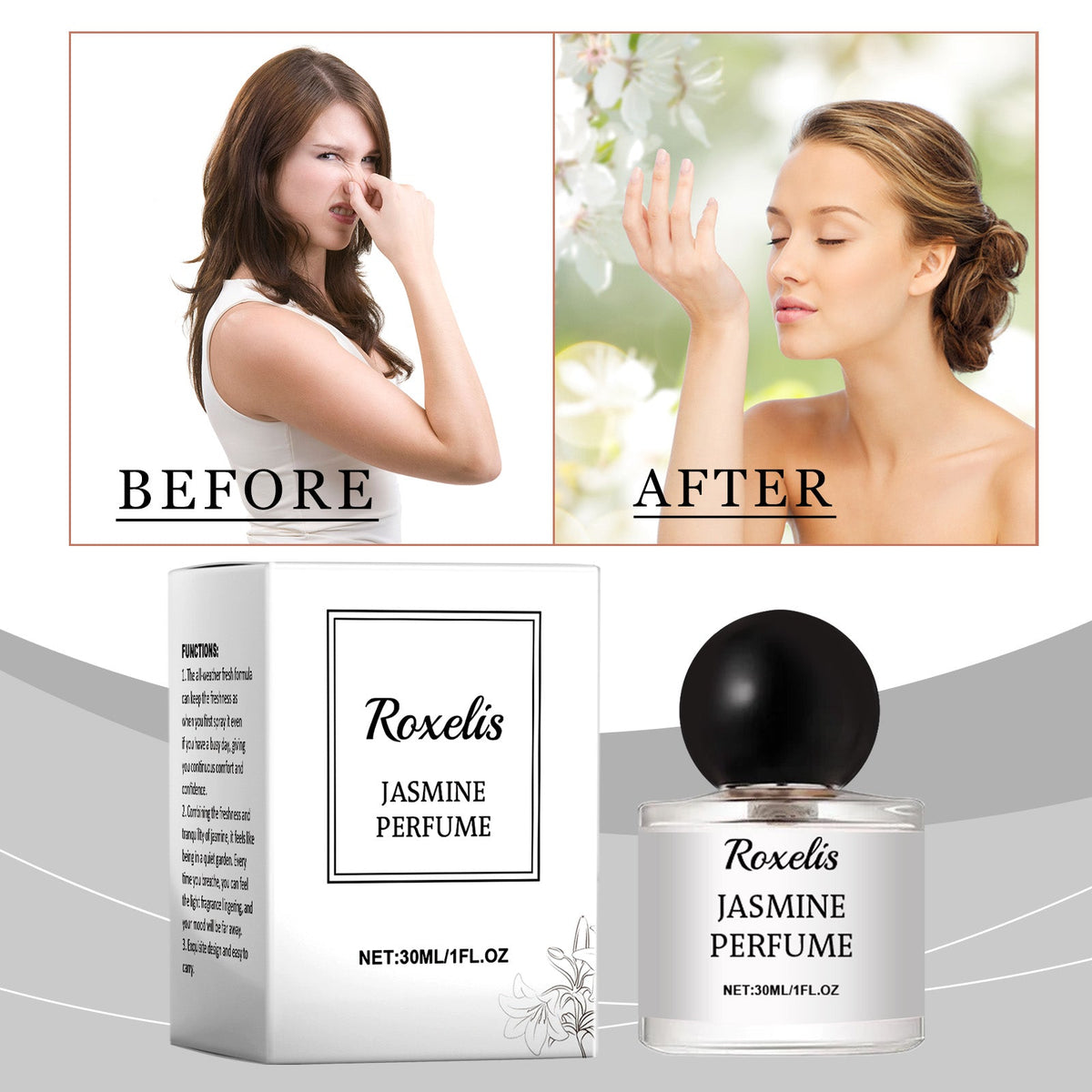 Jasmine Perfume Eau De Toilette for a Soft Floral Trail