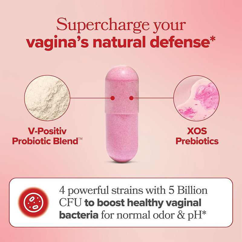 Women’s Probiotic Capsules — Supports Healthy Vaginal pH & Odor