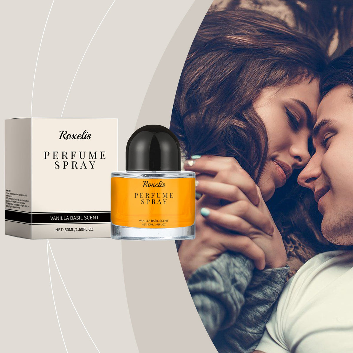 Vanilla Basil Perfume With Fresh Bergamot Elegance
