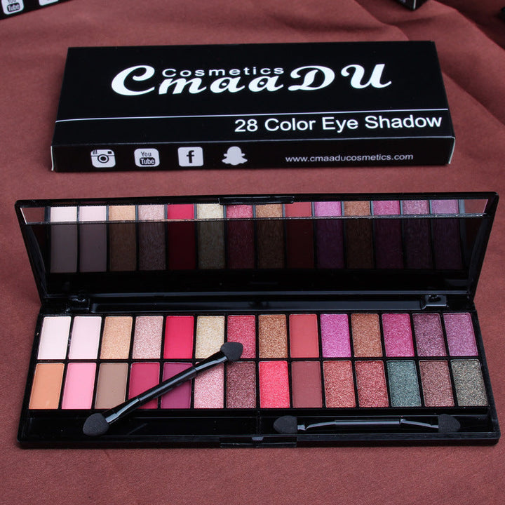28 Color Eyeshadow Palette for Easy Beginner Looks