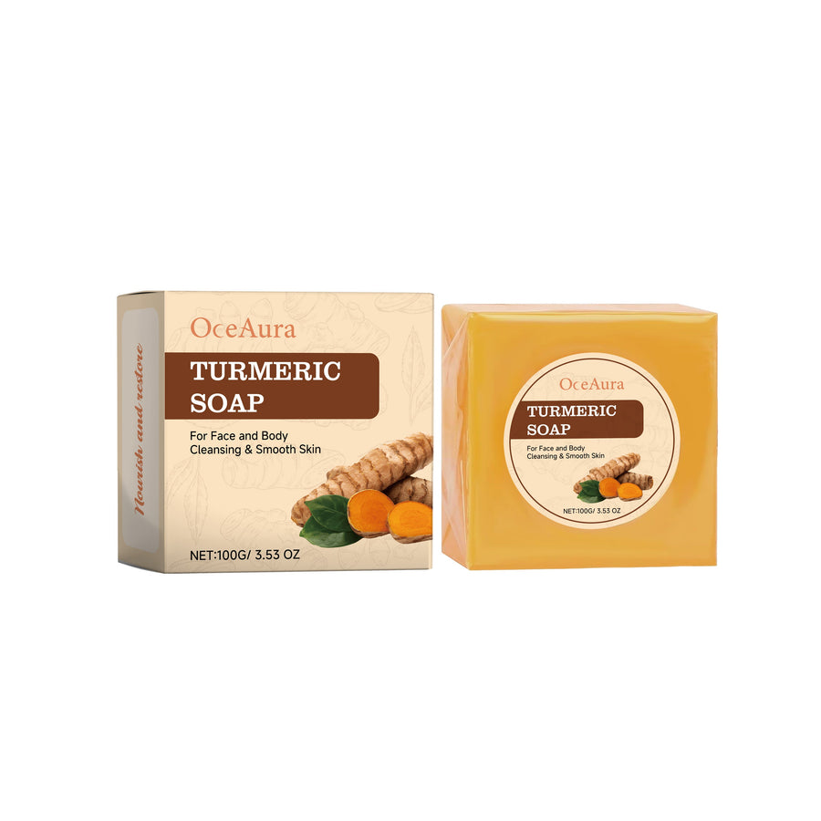 Turmeric Bath Soap — Natural Face & Body Cleanser for Glow