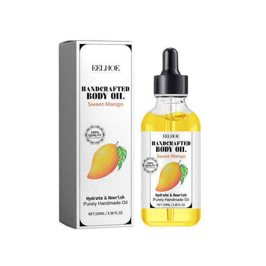 Handcrafted Mango Body Oil for Dry Skin Hydration