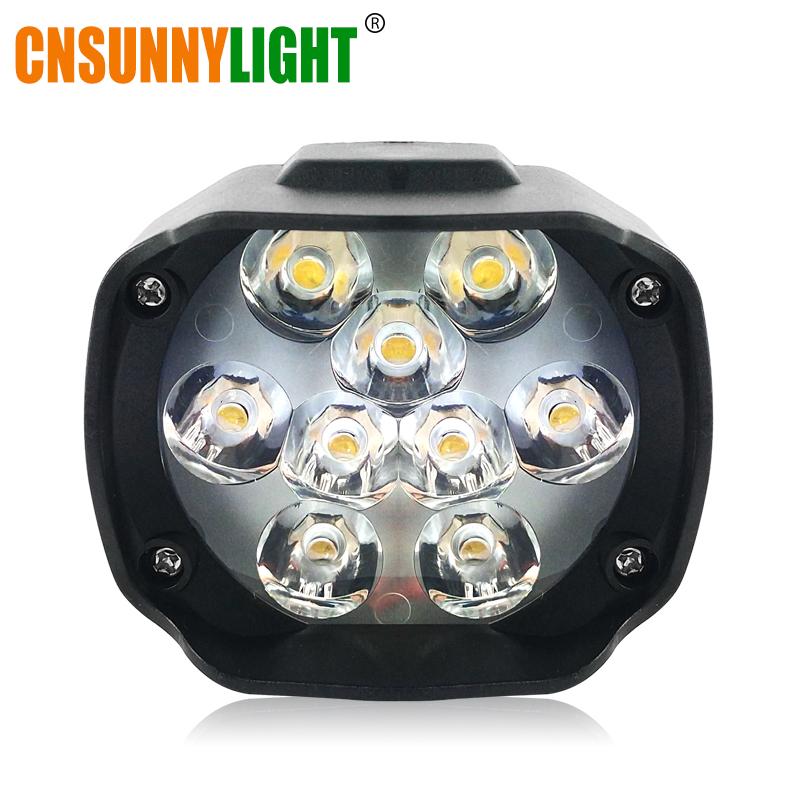 Motorcycle LED Headlight — 6W High-Power Fog / Spot Beam