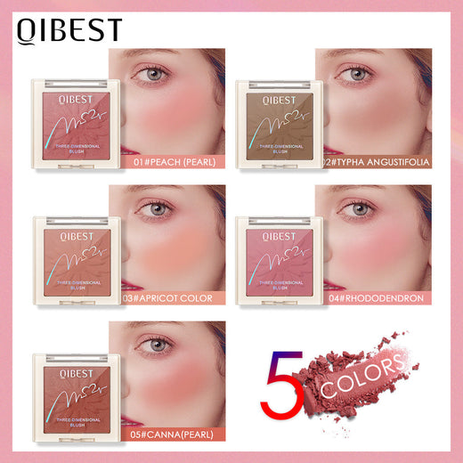 Pressed Blush Powder for Natural Pearlescent Cheeks