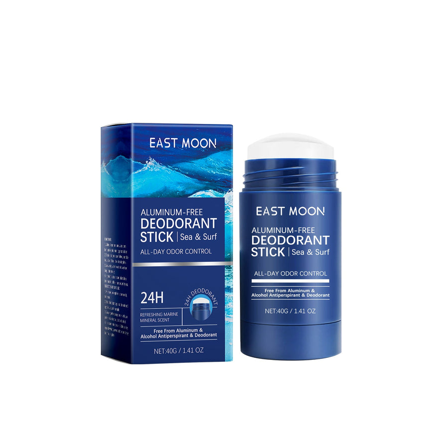 Mineral Deodorant Bar for Men, Aluminum-Free 24H Control