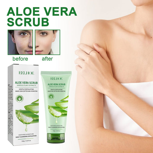 Aloe Vera Exfoliating Scrub for Acne Marks & Dull Skin