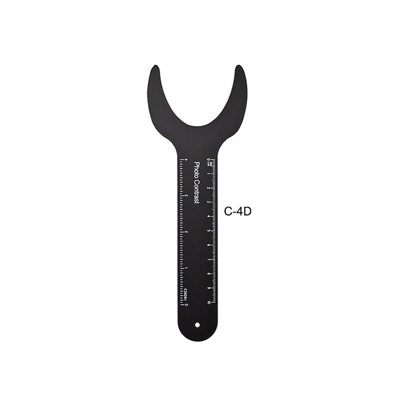 Intraoral Black Contrast Plate with Ruler – Sharp Dental