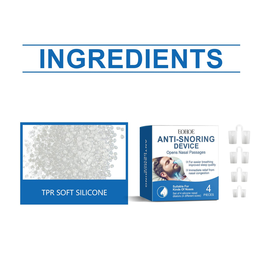 Anti-Snoring Nasal Device for Easier Night Breathing
