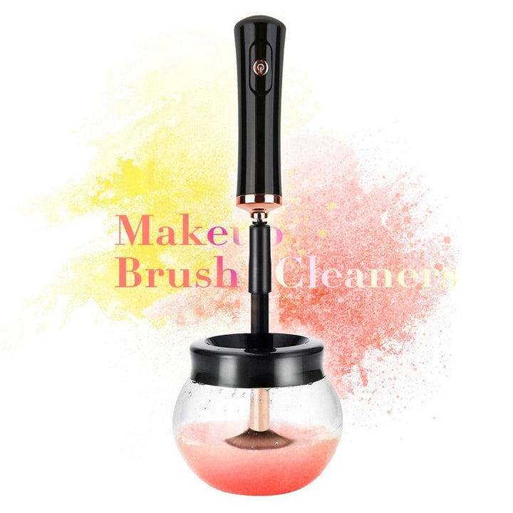 Electric Makeup Brush Cleaner — Spin Clean In Seconds