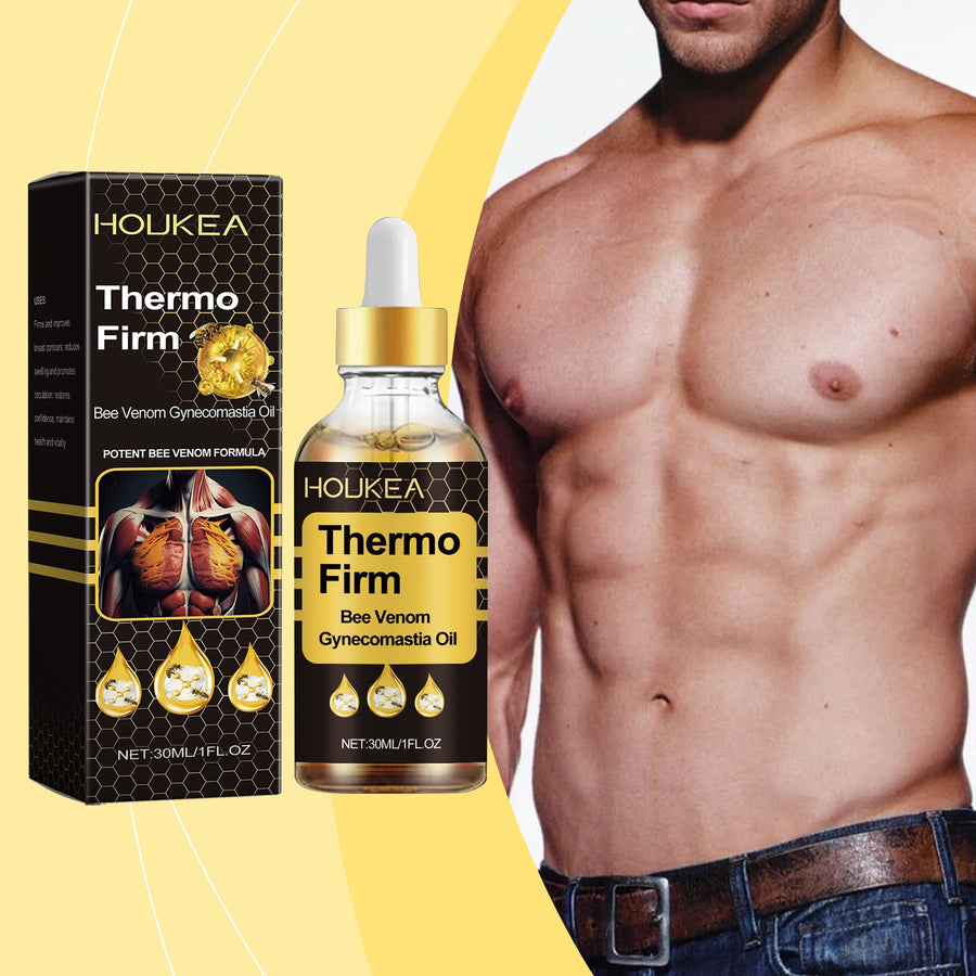 Men's Chest Massage Oil for Firmer-Looking Contours