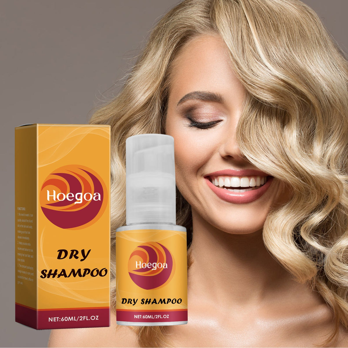 Leave-In Dry Shampoo Spray for Fresh Hair Anywhere